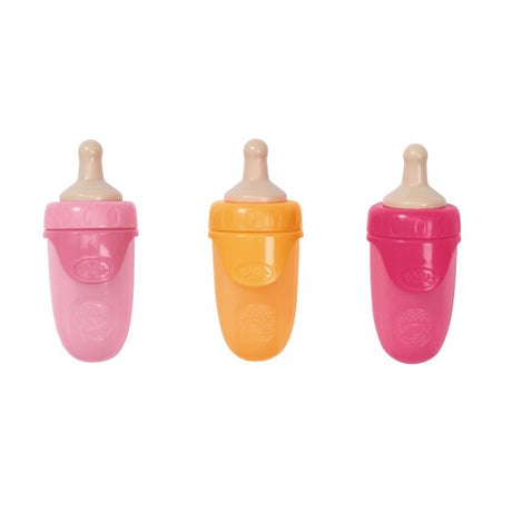 Baby Born Bottle With Cap 3 Assorted 43Cm - DOLLS - FAMOSA/ZAPF - Beattys of Loughrea