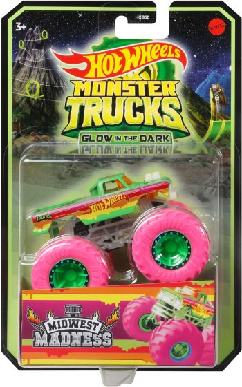 Hot Wheels Mt Glow In The Dark 1:64 Assorted - CARS/GARAGE/TRAINS - Beattys of Loughrea