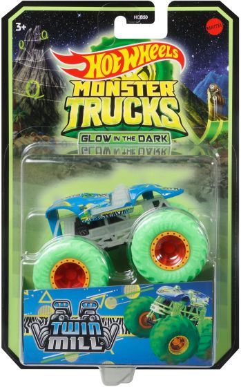 Hot Wheels Mt Glow In The Dark 1:64 Assorted - CARS/GARAGE/TRAINS - Beattys of Loughrea