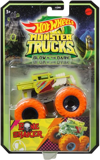 Hot Wheels Mt Glow In The Dark 1:64 Assorted - CARS/GARAGE/TRAINS - Beattys of Loughrea