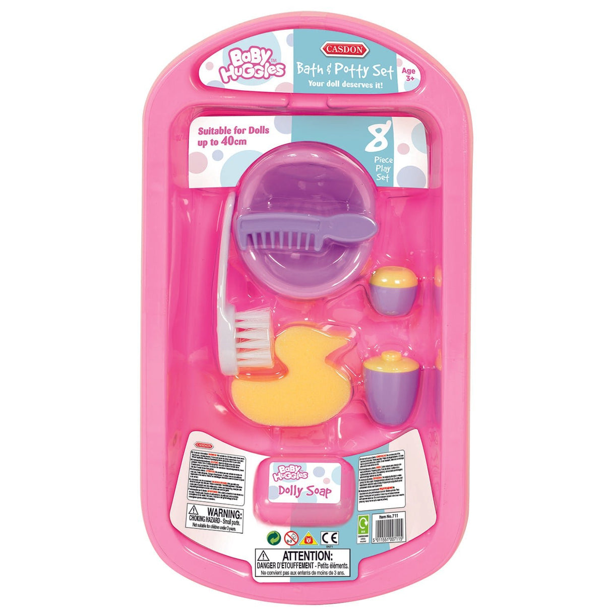 Baby Huggles Bath & Potty Set - DOLL ACCESSORIES/PRAMS - Beattys of Loughrea