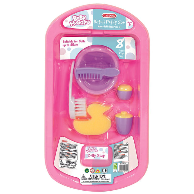 Baby Huggles Bath & Potty Set - DOLL ACCESSORIES/PRAMS - Beattys of Loughrea