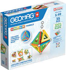 Geomag Supercolor - 35 Pcs - 100 % Recycled Plastic - CONSTRUCTION - LEGO/KNEX ETC - Beattys of Loughrea