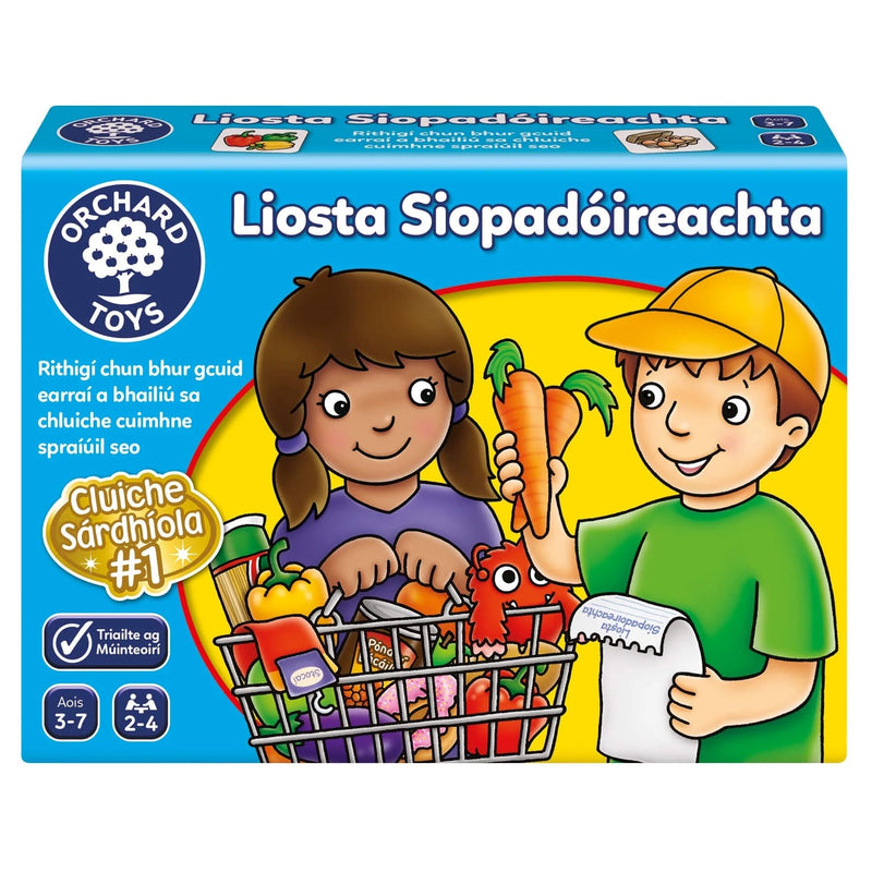 Shopping List (Irish Language Version) - BOARD GAMES / DVD GAMES - Beattys of Loughrea