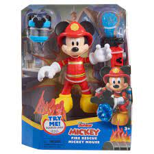 Mickey Mouse 6In Fireman Mickey - BABY TOYS - Beattys of Loughrea