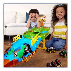 Hot Wheels Monster Trucks Wreckin' Raceway - CARS/GARAGE/TRAINS - Beattys of Loughrea