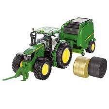Siku 1:32 John Deere Tractor & Baler - FARMS/TRACTORS/BUILDING - Beattys of Loughrea