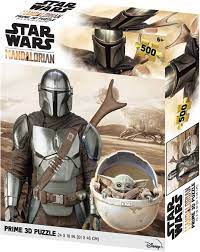 3D Puzzle 500Pc The Mandalorian & Grogu - JIGSAWS - Beattys of Loughrea