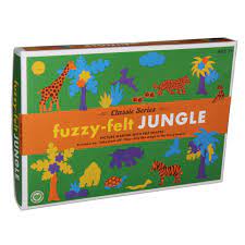 Fuzzy Felt Retro Jungle - ART & CRAFT/MAGIC/AIRFIX - Beattys of Loughrea