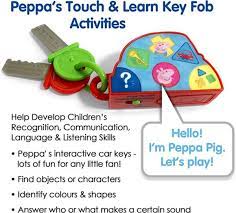 Peppas Touch & Learn Key Fob - BABY TOYS - Beattys of Loughrea