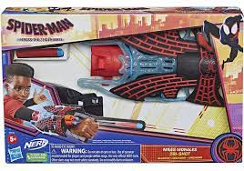Nerf Spiderman Miles Morales Tri Shot Blaster - Beattys of Loughrea | www.beattys.ie