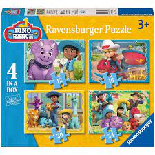 Dino Ranch 4 In A Box Puzzle - JIGSAWS - Beattys of Loughrea
