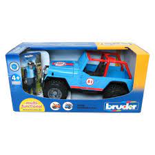 Bruder Jeep Cross Country Racer Blue With Driver - FARMS/TRACTORS/BUILDING - Beattys of Loughrea