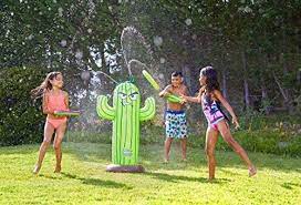 Giggle N Splash Cactus Sprinkler Wh - SWINGS/SLIDE OUTDOOR GAMES - Beattys of Loughrea