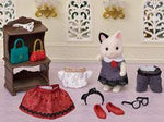 Sylvanian Fashion Play Set Series - Tuxedo Cat - SYLVANIAN / BEANIE BABIES - Beattys of Loughrea