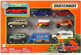 Matchbox 9 Pack Assorted - CARS/GARAGE/TRAINS - Beattys of Loughrea