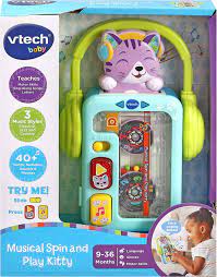 Vtech Musical Spin And Play Kitty - VTECH/EDUCATIONAL - Beattys of Loughrea
