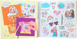 Topmodel Tshirt Designer Colouring Book - BOOKS - Beattys of Loughrea