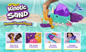 Kinetic Sand Mermaid Crystal Playset - ART & CRAFT/MAGIC/AIRFIX - Beattys of Loughrea