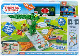 Thomas Talking Cranky Delivery Set - CARS/GARAGE/TRAINS - Beattys of Loughrea