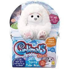 Curlimals Arctic Glow Perry Polar Bear - DOLLS - Beattys of Loughrea