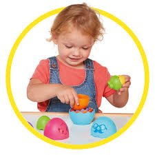 Toomies Hide & Squeak Nesting Eggs - BABY TOYS - Beattys of Loughrea
