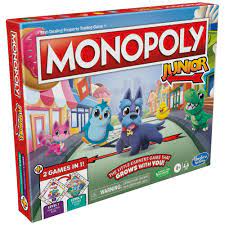 Monopoly Junior 2 Games In 1 - BOARD GAMES / DVD GAMES - Beattys of Loughrea
