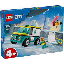 Lego 60403 City Emergency Ambulance And Snowboarder - CONSTRUCTION - LEGO/KNEX ETC - Beattys of Loughrea