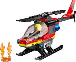 Lego 60411 City Fire Rescue Helicopter - CONSTRUCTION - LEGO/KNEX ETC - Beattys of Loughrea