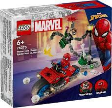 Lego 76275 Marvel Motorcycle Chase: Spider-Man Vs. Doc Ock - CONSTRUCTION - LEGO/KNEX ETC - Beattys of Loughrea
