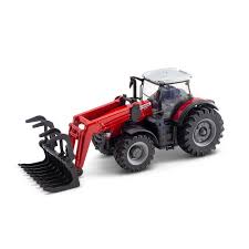 10Cm Massey Fergusson 8740S Tractor W/Front Loader & Grabber - FARMS/TRACTORS/BUILDING - Beattys of Loughrea
