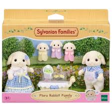 Sylvanians Flora Rabbit Family - SYLVANIAN / BEANIE BABIES - Beattys of Loughrea