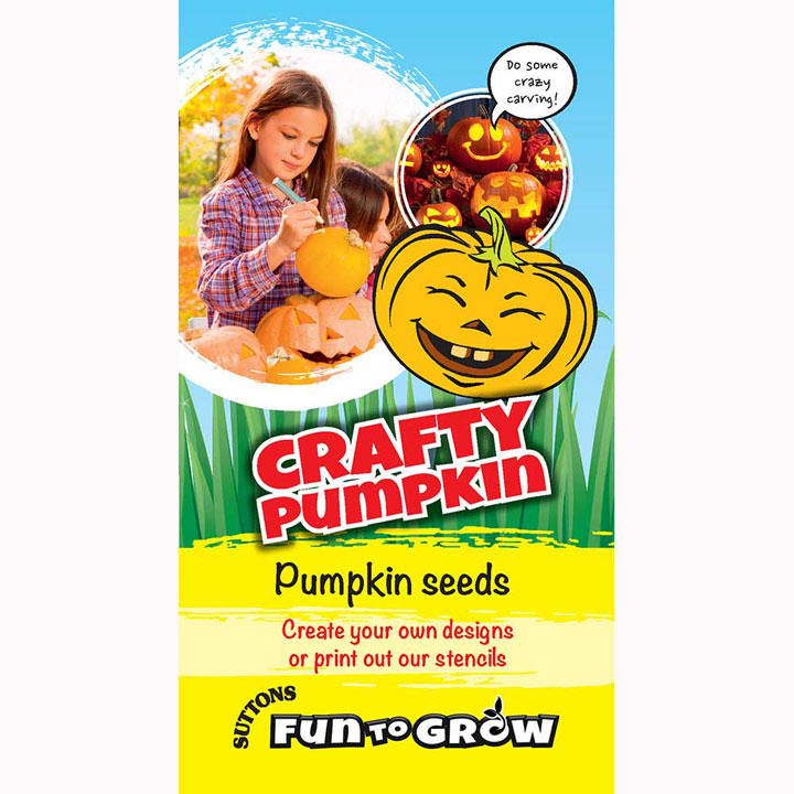 Suttons Crafty Pumpkin Hundredweight Ftg - SEED VEG & FLOWER - Beattys of Loughrea