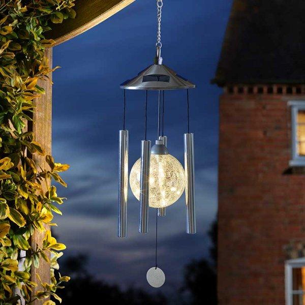 Orbis Solar Powered Windchime - SOLAR / GARDEN ORNAMENTS - Beattys of Loughrea
