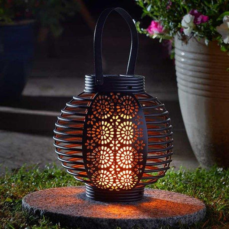Smart Solar Ferrara Flaming Lantern - SOLAR / GARDEN ORNAMENTS - Beattys of Loughrea