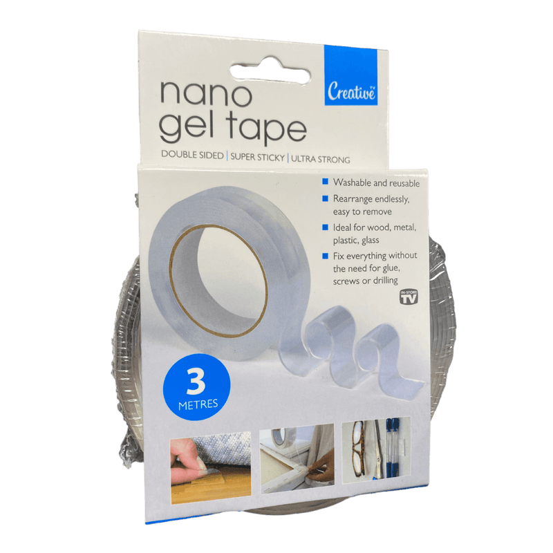 Nano Gel Double Sided Tape 3m - MASKING TP/CONTACT/DC FLR - Beattys of Loughrea
