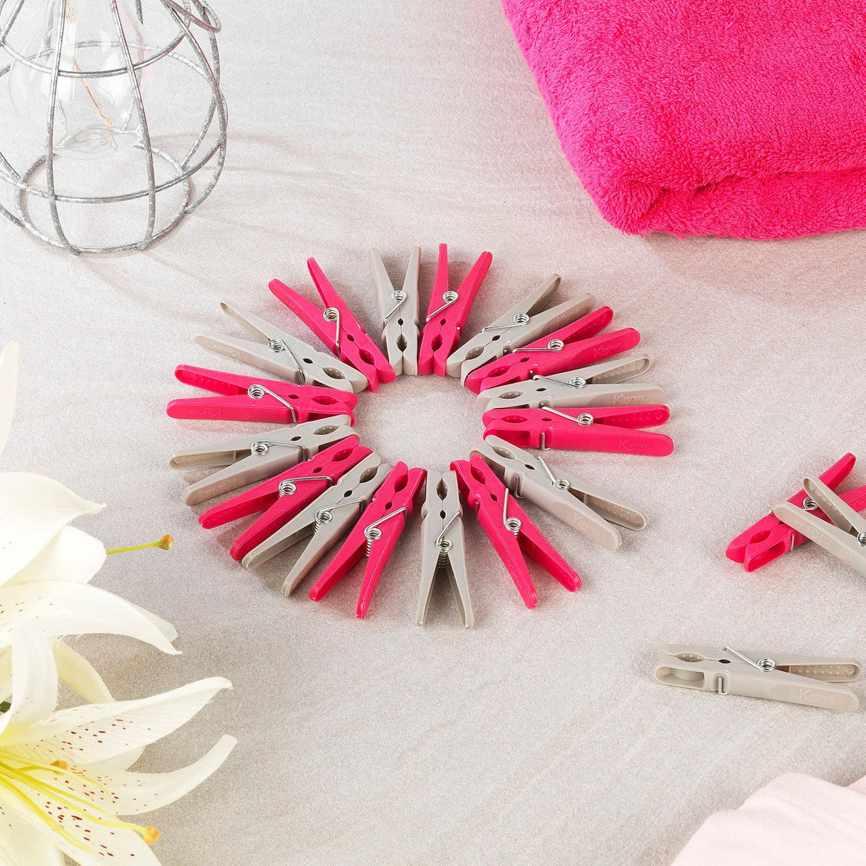 Kleeneze Strong and Durable Pegs 50pk - H/H - CLOTHES PEG/COAT HANGER/WALKING STICK..ETC - Beattys of Loughrea