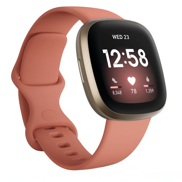Fitbit Smart Watch Versa 3 Pink Clay 79-FB511GLPK - SMARTWATCH, FITBIT - Beattys of Loughrea
