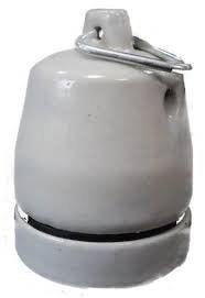 Porcelain Lamp Holder - ES (E27) - BULB HOLDERS/ROSES - Beattys of Loughrea