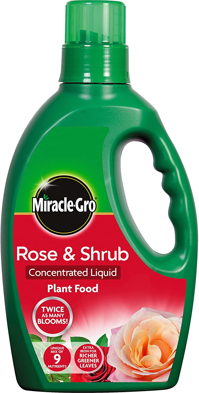 Miracle Gro Rose & Shrub Liquid Plant Food Concentrated - FERTILISER GRANULAR/SOLUBLE/LIQ - Beattys of Loughrea