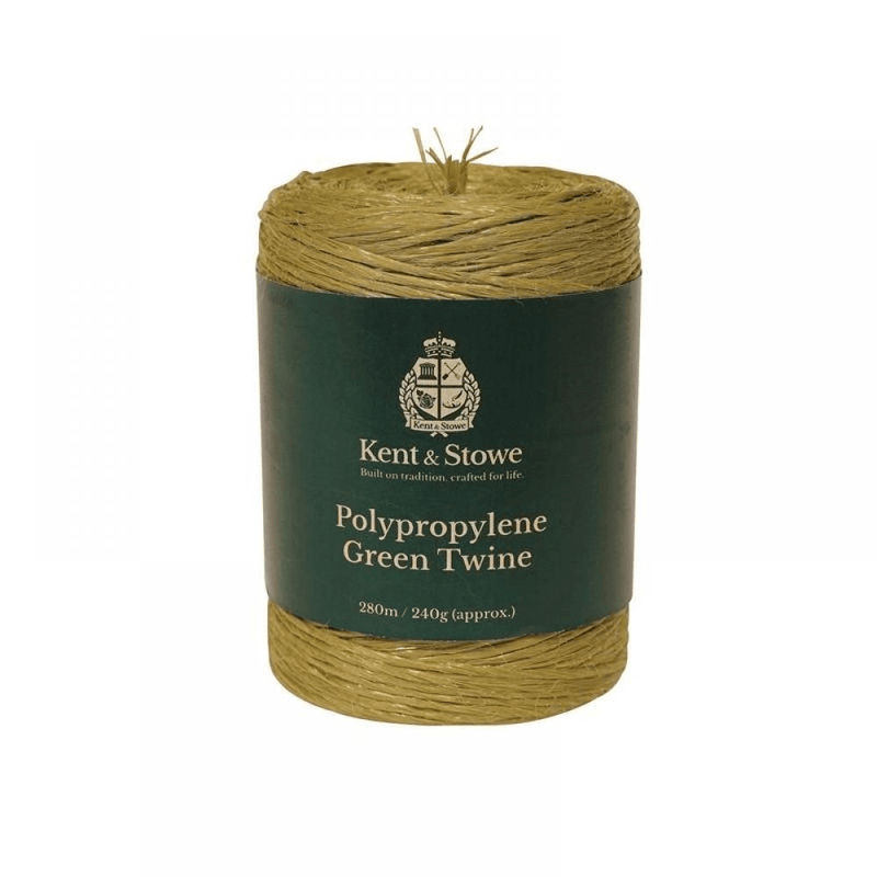 Kent and Stowe Poly Green Twine 280m - PLANT TIES BAMBOO CANES STRING LABELS GARDEN PEGS - Beattys of Loughrea