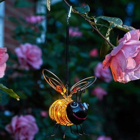 'Solar Bug Light Bee - SOLAR / GARDEN ORNAMENTS - Beattys of Loughrea
