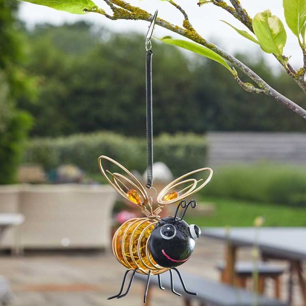 'Solar Bug Light Bee - SOLAR / GARDEN ORNAMENTS - Beattys of Loughrea