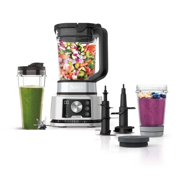 Ninja Foodi Power Nutri Blender 3-in-1 with Smart Torque & Auto-iQ 1200W - CB350UK - LIQUIDISERS - Beattys of Loughrea