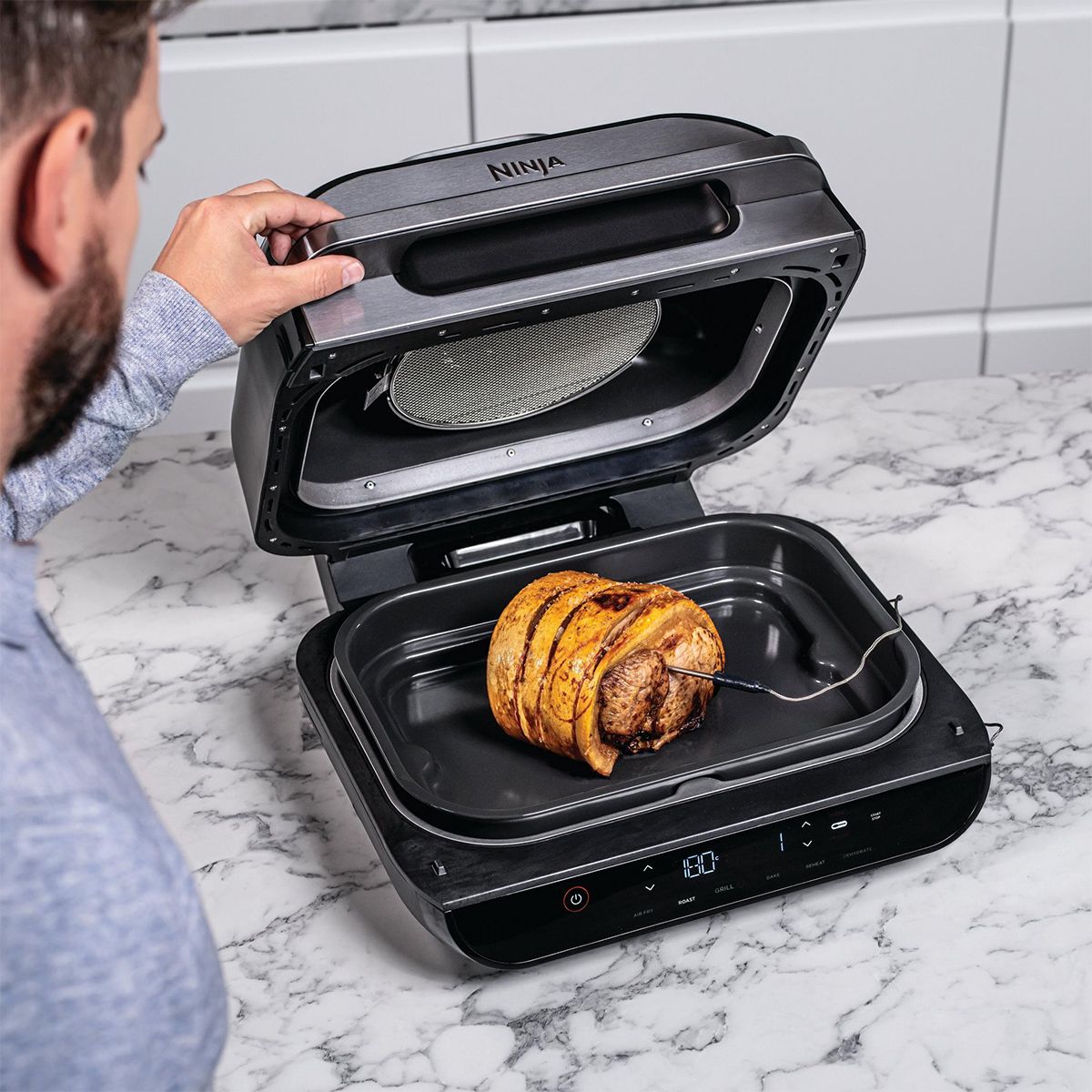 NINJA Foodi Max Health Grill & Air Fryer AG551UK - DEEP FAT FRYERS/ AIR FRYER - Beattys of Loughrea