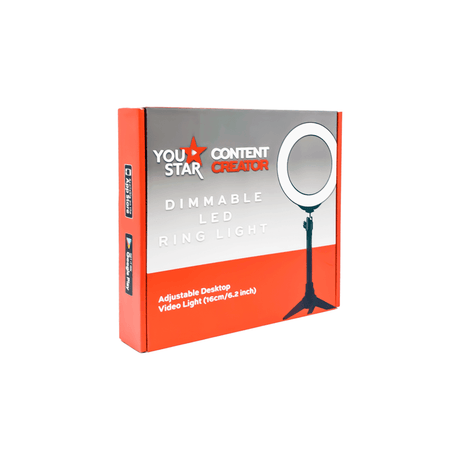 You Star Content Creator 16cm Dimmable LED Ring Light - PHONE ACCESSORIES - Beattys of Loughrea