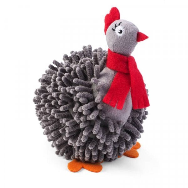 Noodly Partridge Squeaky Plush Dog Toy - Large - PET TOYS BOOKS - Beattys of Loughrea