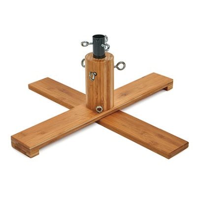 Wooden Christmas Tree Stand For Artificial Trees Natural - XMAS TREE STANDS / BAGS / SKIRTS - Beattys of Loughrea