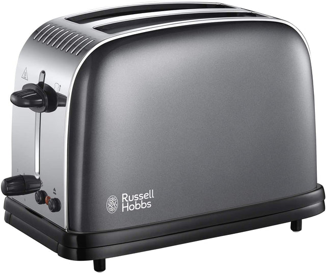 Russell Hobbs- 23332 I 2 Slice Toaster – Grey - TOASTERS - Beattys of Loughrea