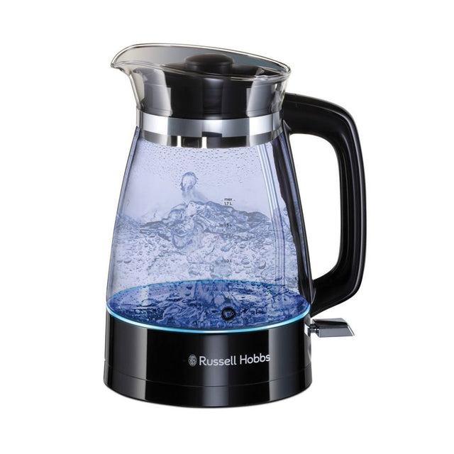 Russell Hobbs Classic Glass Kettle - Black 26080 - KETTLES - Beattys of Loughrea